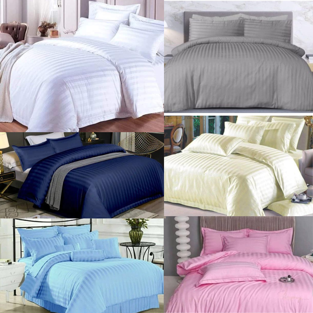 4 Pc Plain Binded Duvet (7x8)