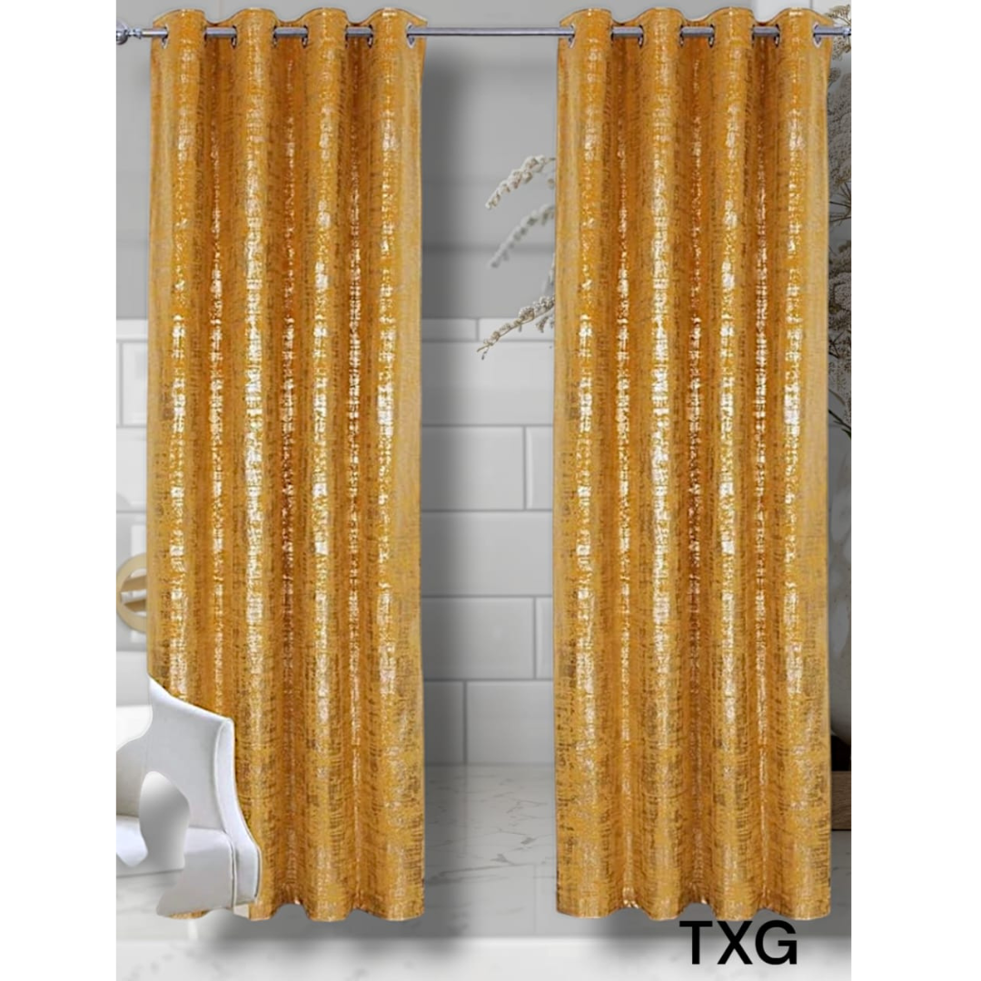 3 Piece Marble Sheer Curtain(01)